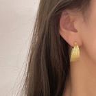 Alloy Hoop Earring 1 Pair - E3049 - Gold - One Size