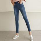 Band-waist Summer Skinny Jeans