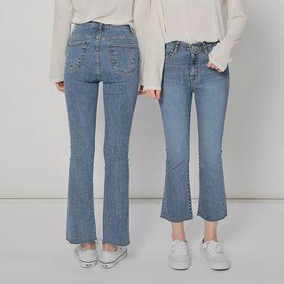 Hidden Band-waist Boot-cut Jeans (petite/tall)