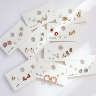 3 Pair Set: Alloy Earring (various Designs)