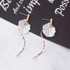 Shell & Swirl Alloy Dangle Earring 1 Pair - As Shown In Figure - One Size