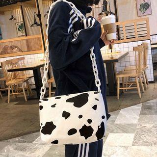 Animal Print Crossbody Bag White - One Size