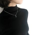 Mini Hoop Pendant Necklace