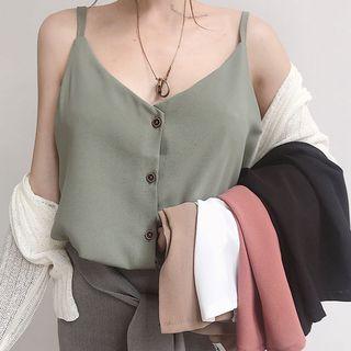 Button-down Plain Top