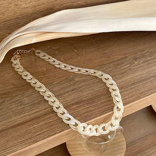 Chain Necklace White - One Size