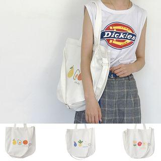 Multi-way Printed Canvas Tote Bag (various Designs)