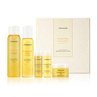 Mamonde - Enriched Nutri Special Set: Skin Softener 200ml + 25ml + Emulsion 150ml + 25ml + Cream 15ml 5pcs