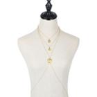 Layered Body Necklace Gold - One Size