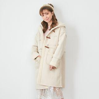 Hooded Toggle Loose-fit Coat