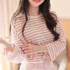 Boxy Stripe T-shirt In 10 Colors