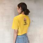 Loose-fit Rose Embroidered Short-sleeve T-shirt