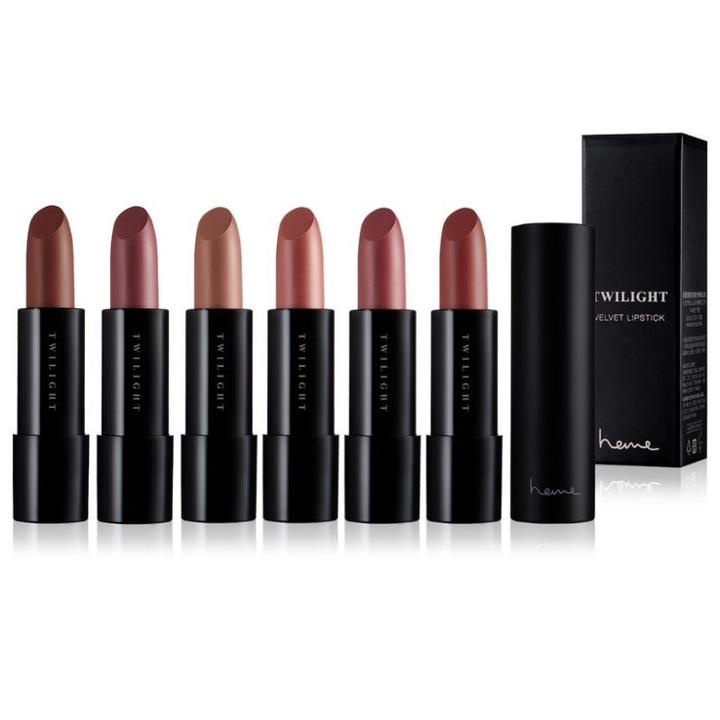 Heme - Twilight Velvet Lipstick - 7 Types