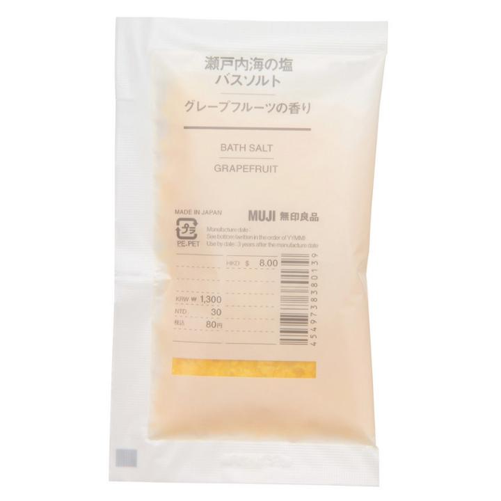 Muji - Bath Salt (grapefruit) 30g