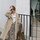 Buttoned Blazer Khaki - One Size