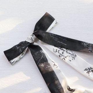Bamboo Print Hair Tie