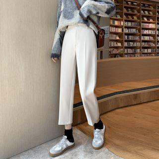 High Waist Tapered Pants (various Designs)