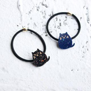 Cat Acrylic Hair Tie