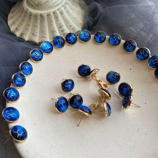 Horoscope Stud Earring / Clip-on Earring