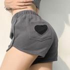Heart High-waist Shorts