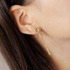 Triangle & Chain Dangle Earring As Shown In Figure - One Size