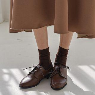 Faux-leather Derby Loafers