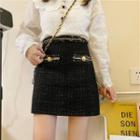Wool High-waist Skirt