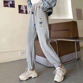 Lettering Tag Sweatpants