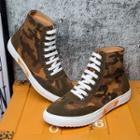 Camouflage High-top Sneakers