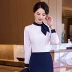 Tie Neck Blouse / Dress Pants / Skirt