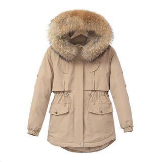 Fluffy Hooded Coat