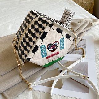 Little House Shoulder Bag White - White