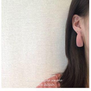 Hoop Earring 1 Pair - Light Green - One Size