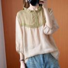 Puff-sleeve Linen Tunic