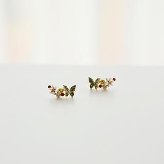 Butterfly Rhinestone Earrings