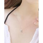Heart-pendant Silver Necklace