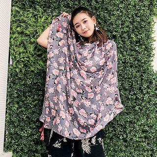 Floral Shawl As Shown In Figure - 180cm X 90cm