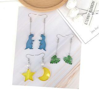 Moon & Star / Dinosaur / Leaf Dangle Earring