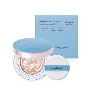 Dr. Althea - Double Serum Balm Foundation Set - 2 Colors #21 Pink Ivory
