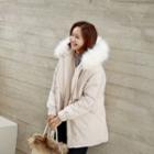 Eco-fur Trim Winter Parka