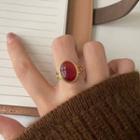 Gemstone Open Ring J2937 - Gold - One Size
