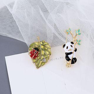 Ladybug / Panda Brooch