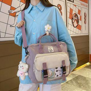 Pvc Panel Crossbody Bag / Bag Charm / Card / Set