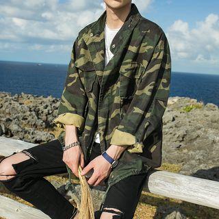 Camo Print Jacket