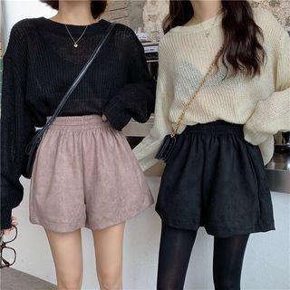 Velvet Dual-pocket Shorts