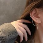 Sterling Silver Chained Cuff Earring 1 Pc - Chain Earring - 925 Silver - Silver - One Size