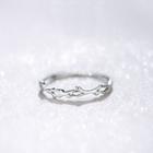 Branches Sterling Silver Open Ring Silver - One Size