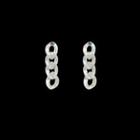 Chunky Chain Acrylic Dangle Earring 1 Pair - Transparent - One Size