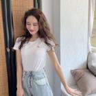 Moon Short-sleeve Slim-fit T-shirt
