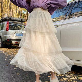 Mesh Cake Skirt