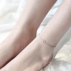 Hoop Sterling Silver Anklet Silver - One Size
